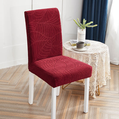 Burgundy Leaf Waterproof Chair Cover