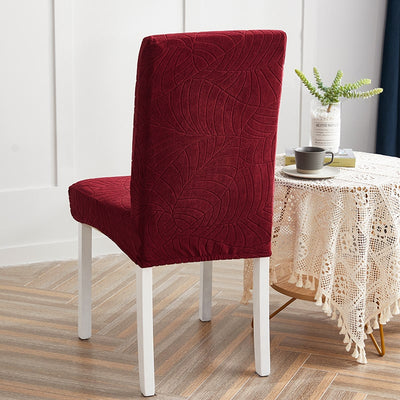 Burgundy Leaf Waterproof Chair Cover