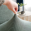 Water Green Leaf Waterproof Chair Cover