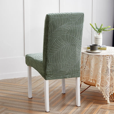 Water Green Leaf Waterproof Chair Cover