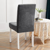 Charcoal Gray Leaf Waterproof Chair Cover