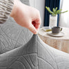 Leaf Waterproof Chair Cover Light Gray