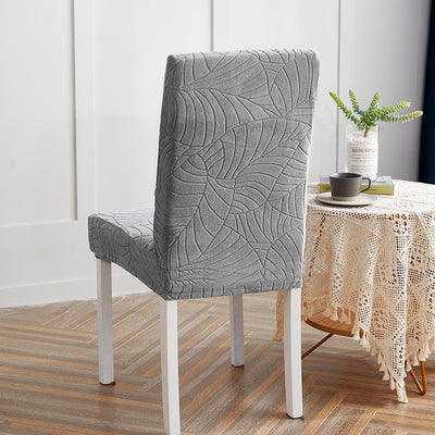 Leaf Waterproof Chair Cover Light Gray