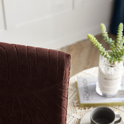 Brown Leaf Waterproof Chair Cover