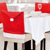 Red Bonnet Christmas Chair Cover