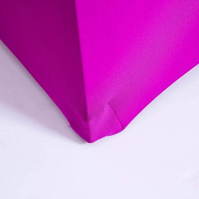 Magenta Flower Wedding Chair Cover