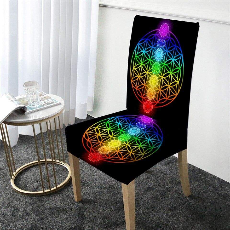 Multicolored Chair Cover