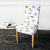 Feline White Chair Cover