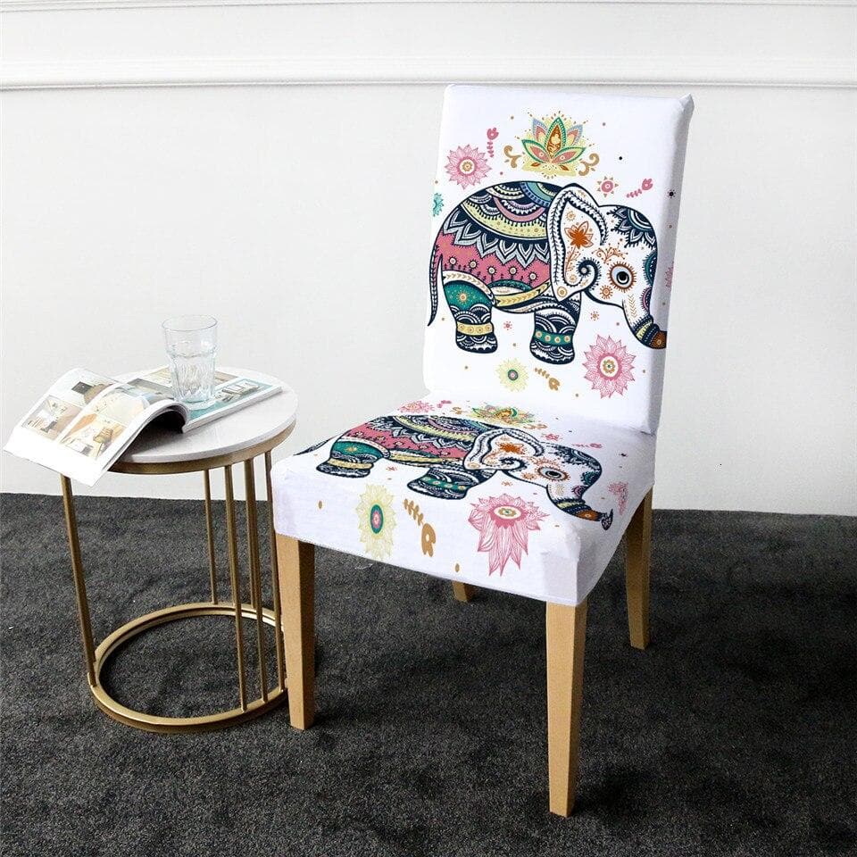 Bohemian Elephant Chair Cover