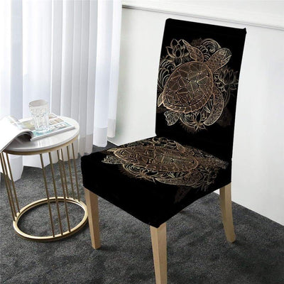 Golden Turtle Chair Cover