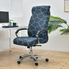 Petrol Blue Office Chair Cover