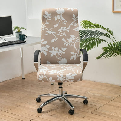 Beige Universal Office Chair Cover