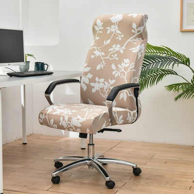 Beige Universal Office Chair Cover