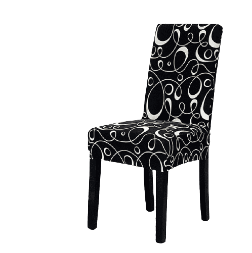 Black and White Chair Cover