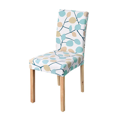 Floral Chair Cover (Blue)