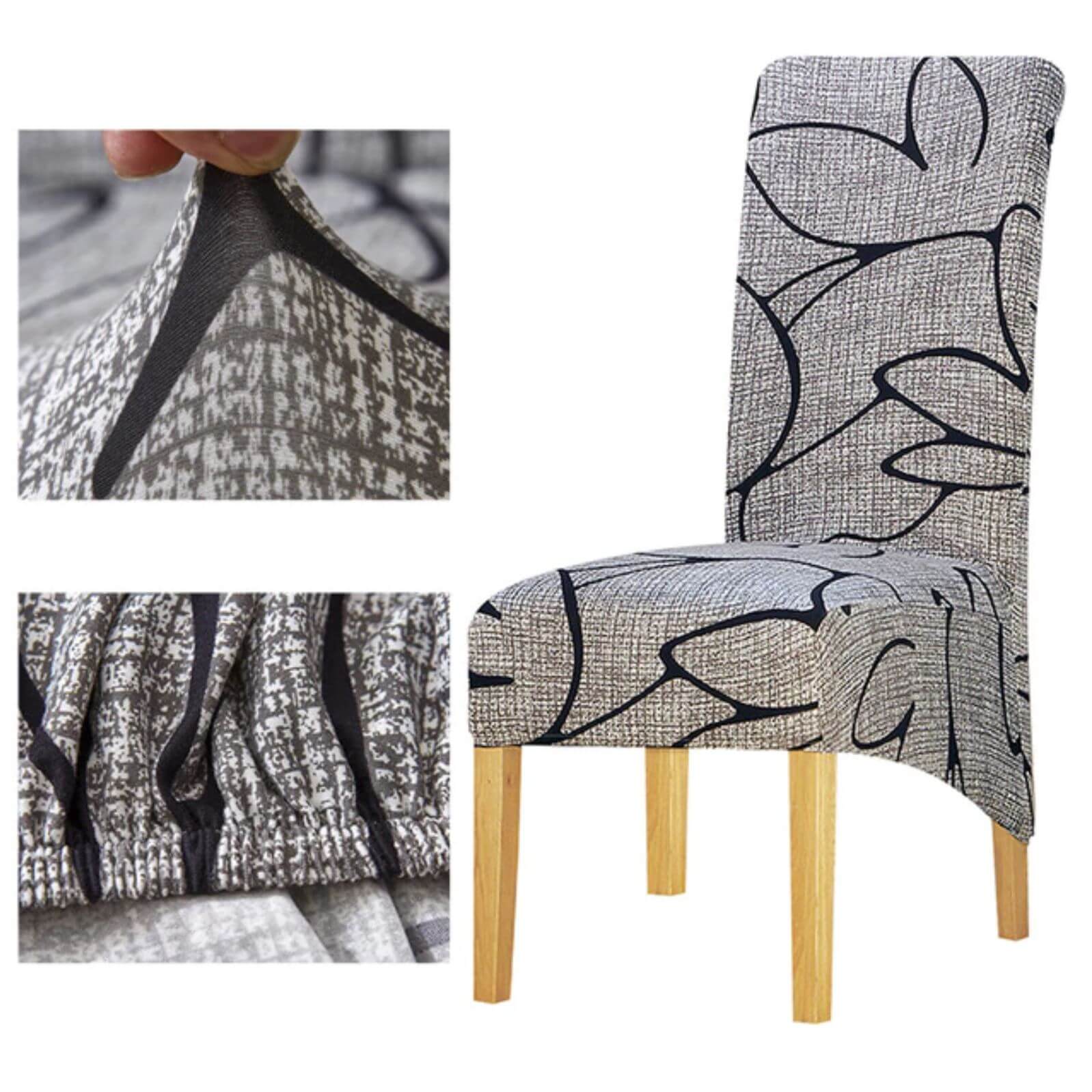 Chair Cover XL Modern Gray