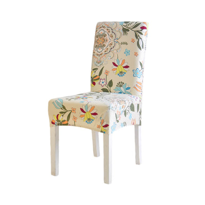 Multicolored Floral Chair Cover