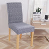 Blue Gray Fabric Chair Cover