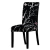 Floral Chair Cover (Black)