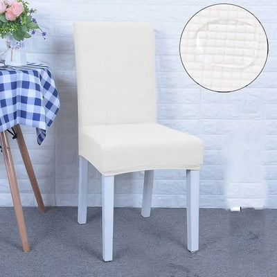 White Waterproof Chair Cover