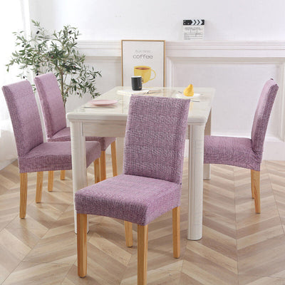 Purple Fabric Chair Cover