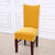 Mustard Yellow Velvet Chair Cover