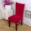 Red Velvet Chair Cover