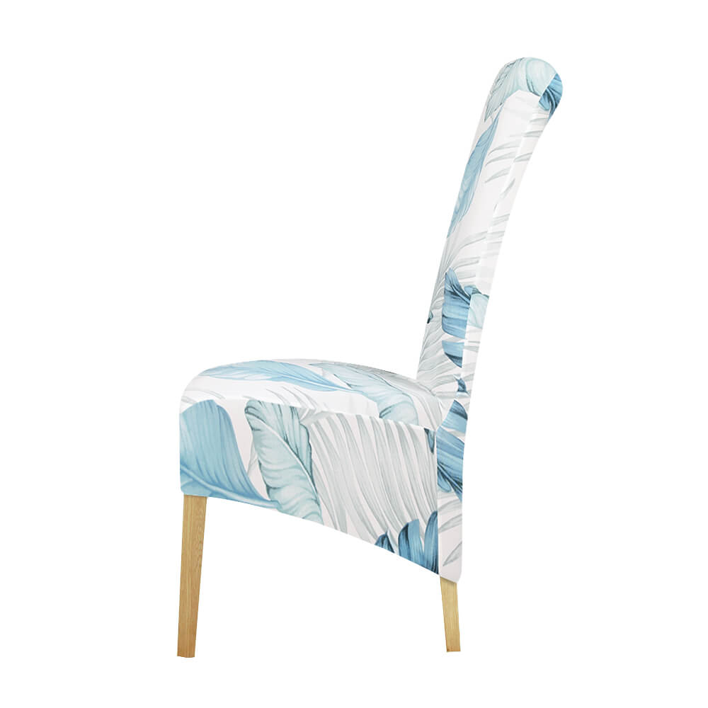 Turquoise Floral XL Chair Cover