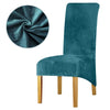 XL Velvet Chair Cover Duck Egg Blue