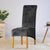 Dark Gray Velvet XL Chair Cover