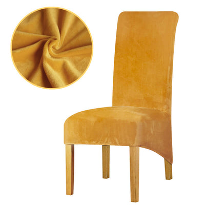 Mustard Yellow Velvet XL Chair Cover