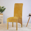 Mustard Yellow Velvet XL Chair Cover