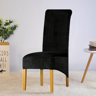Black Velvet XL Chair Cover
