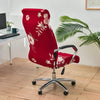 Floral Office Chair Cover