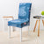 Floral Chair Cover (Blue-Pink)