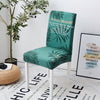 Green Printed Chair Cover