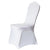 White Wedding Chair Cover