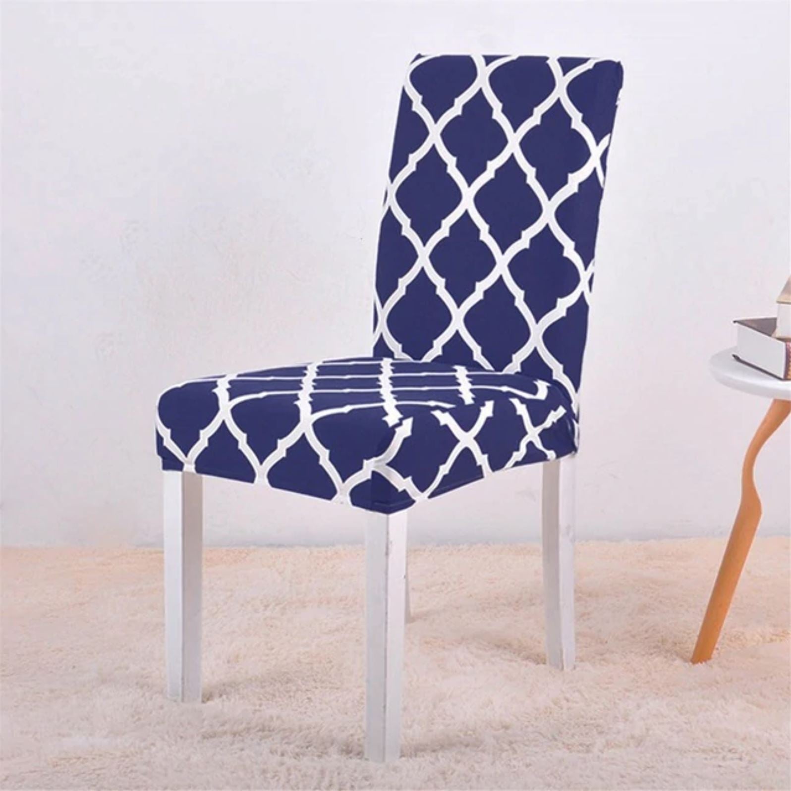 Blue Vintage Chair Cover