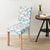 Floral Chair Cover (Blue)