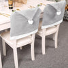 Gray Beanie Christmas Chair Cover