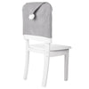 Gray Beanie Christmas Chair Cover