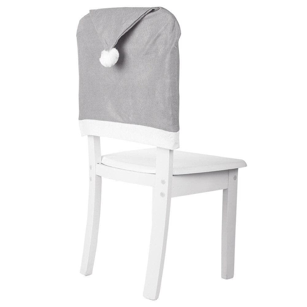 Grey christmas chair covers hotsell