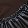 Black Faux Leather Chair Cover