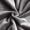 Anthracite Gray Velvet Chair Cover