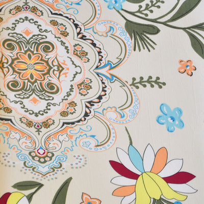 Multicolored Floral Chair Cover