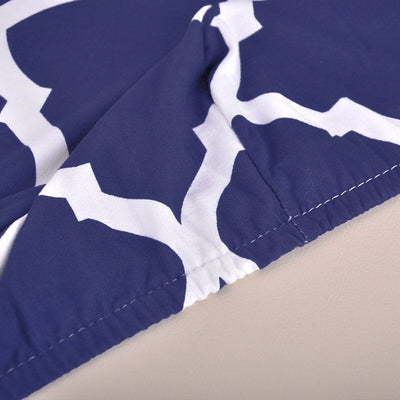 Blue Vintage Chair Cover