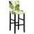 Light Green Forest Pattern Bar Stool Cover