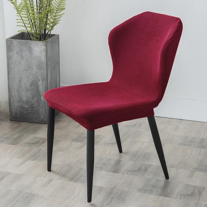 Dark Red Scandinavian Chair Cover