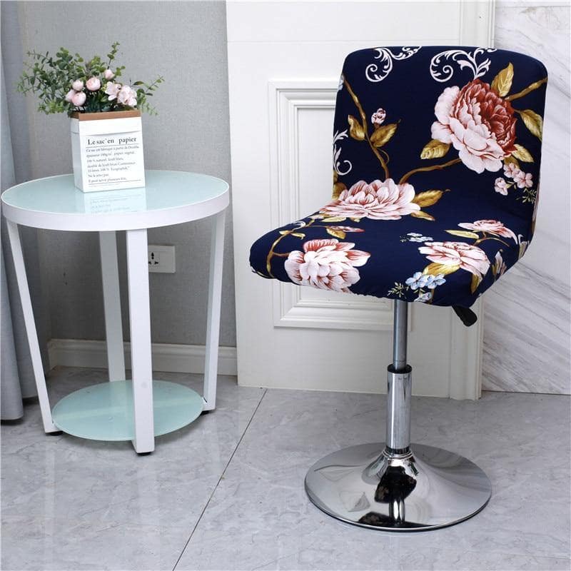 Black Pink Bar Stool Chair Cover