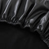 Black Leather Office Chair Cover